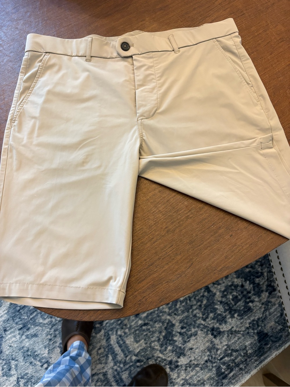 Greyson Beige Performance Hybrid Shorts